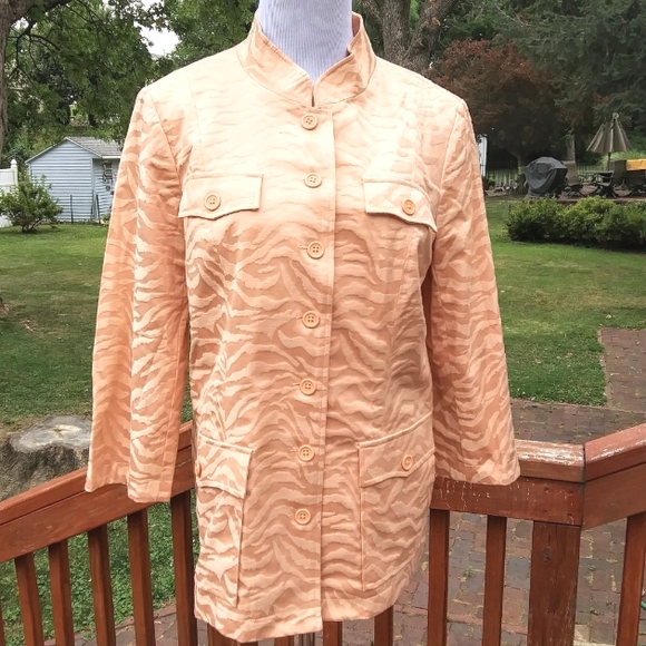 Linea By Louis Dell 'Olio Coral Blazer - Picture 1 of 3